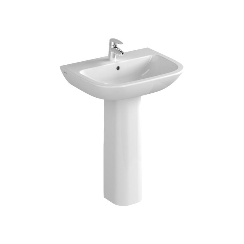 S20 Standard WashbasinWith Tap Hole, With Overflow Hole, 60 cm, White