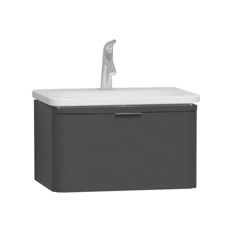 Nest Trendy Washbasin Unit60 cm, High Gloss Anthracite, compatible with 5685 washbasin