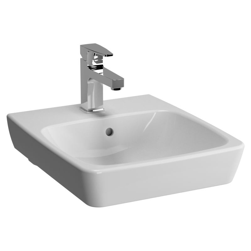 M-Line Standard WashbasinWith Tap Hole, Without Overflow Hole, 40 cm, White