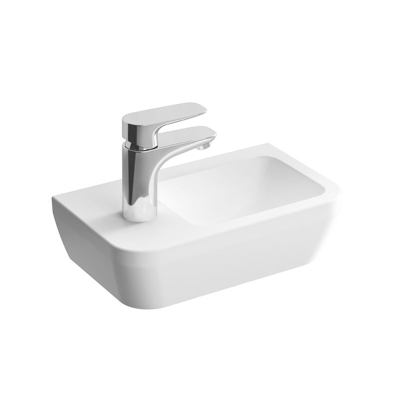 Integra Standard WashbasinWith Tap Hole, With Overflow Hole, 37 cm, White