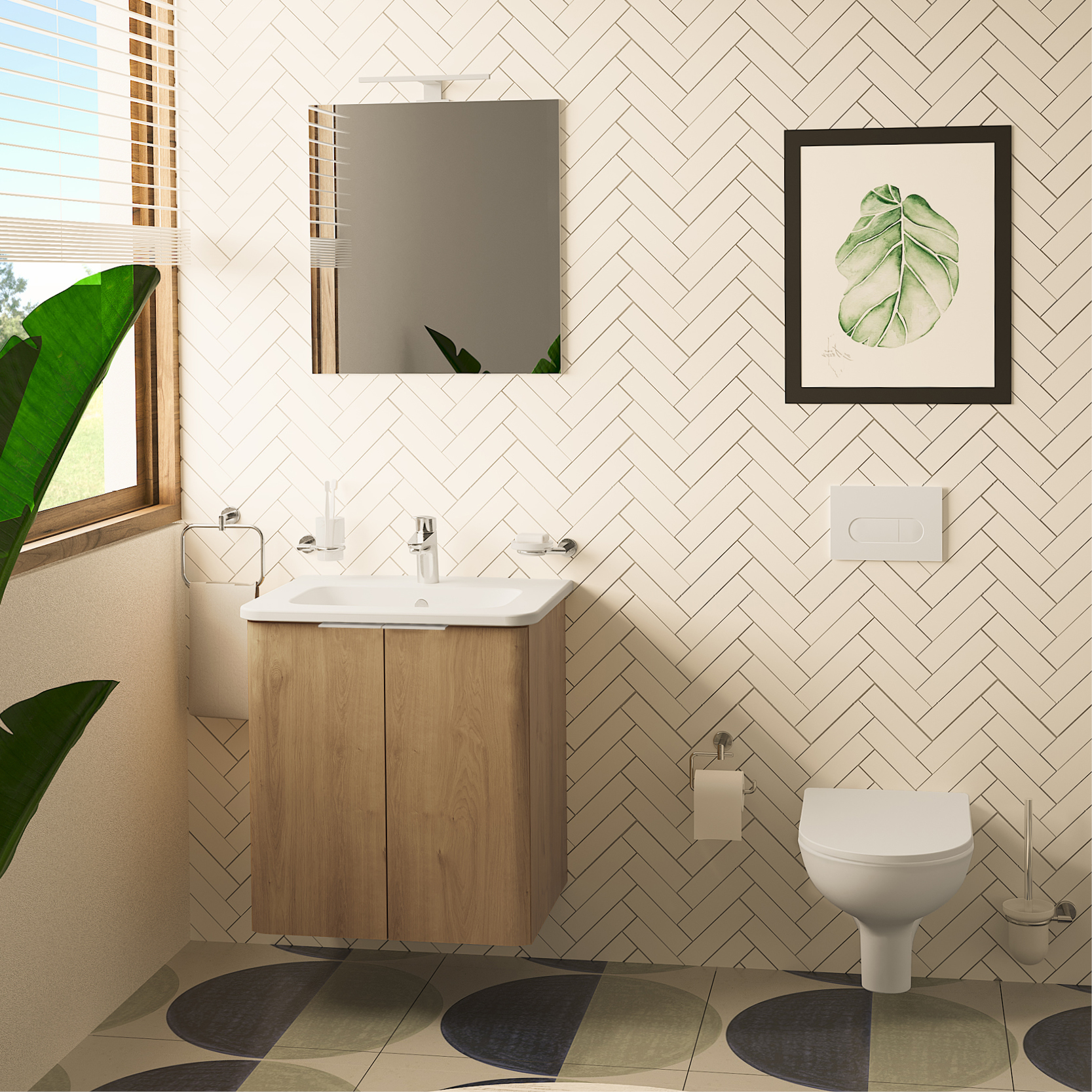 S20 washbasin unit features
