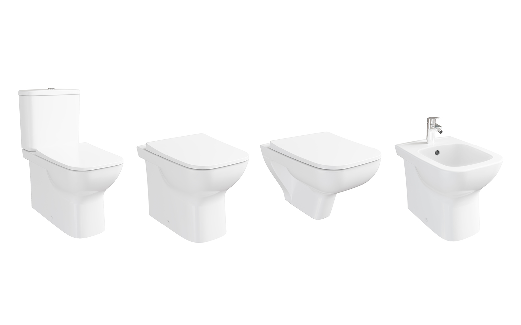S20 Square toilets and bidet range line-up