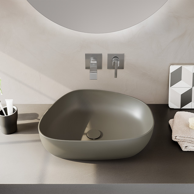 VitrA Suit Ankastre Lavabo Bataryası ve Çanak Lavabo