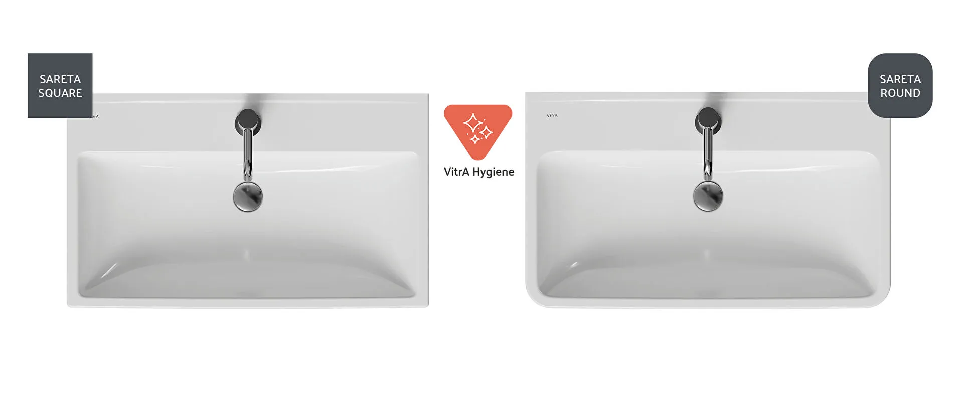 Sareta compatible washbasins