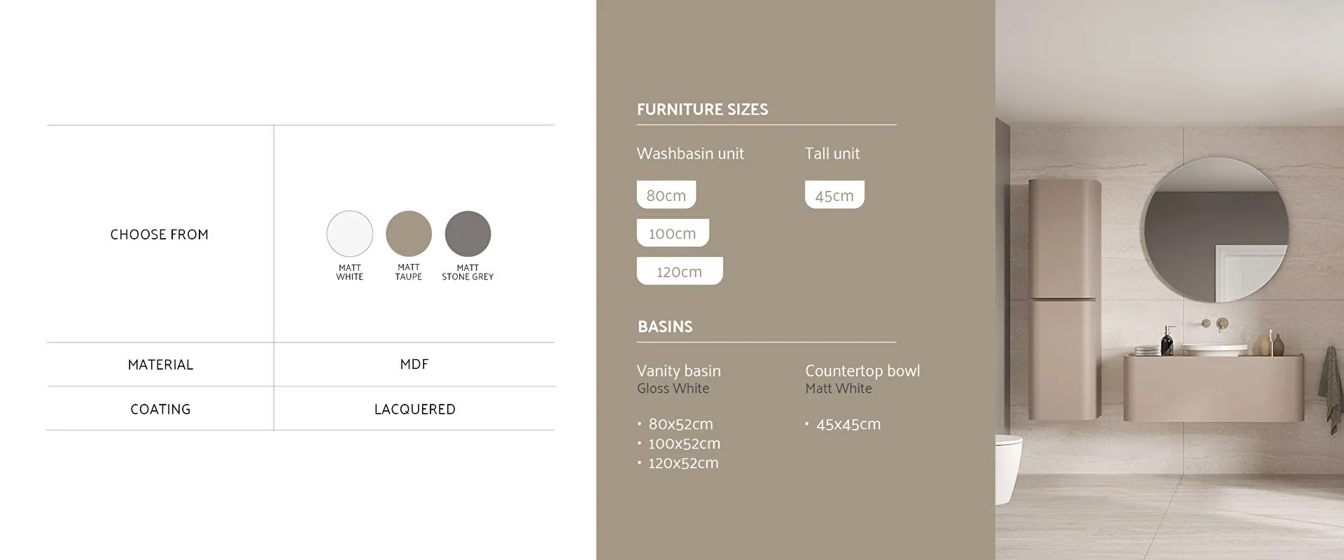 Glora furniture comparison chart