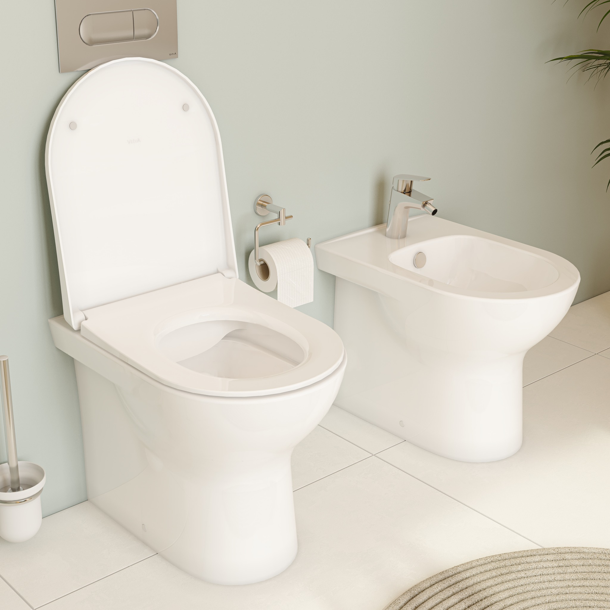 S20 close-coupled toilet and bidet