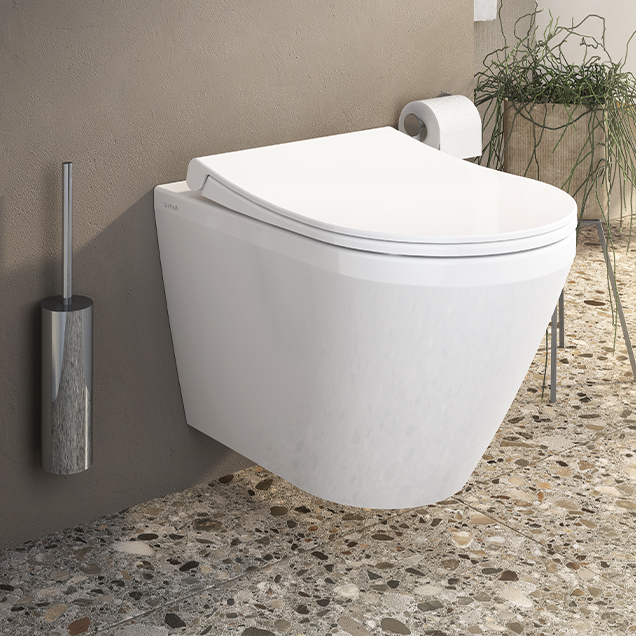 VitrA Integra Round Rim-ex Asma Klozet Kanalsız Beyaz